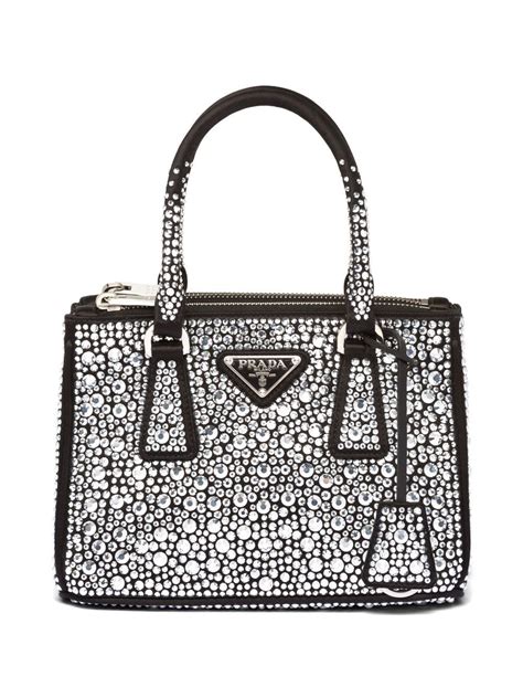 prada small crystal bag|Prada crystal mini bag.